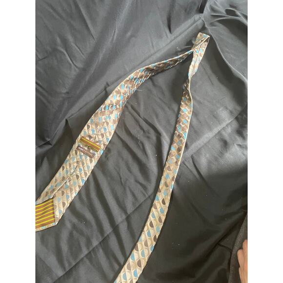 2 Mens Neckties 100% Silk - Picture 3 of 7